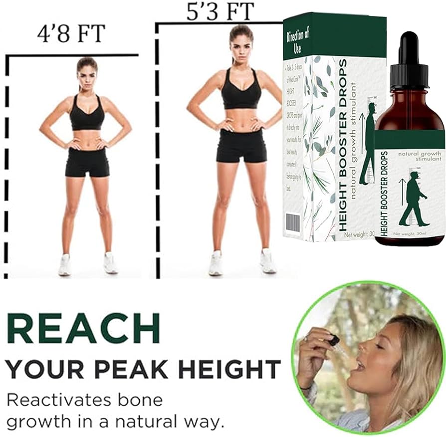 Natural Height Booster Drops 30ml
