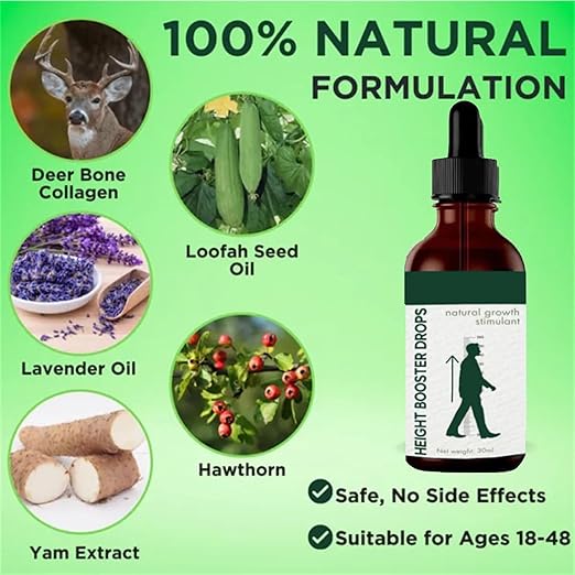 Natural Height Booster Drops 30ml